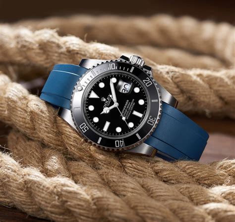 rolex rubber watch band.